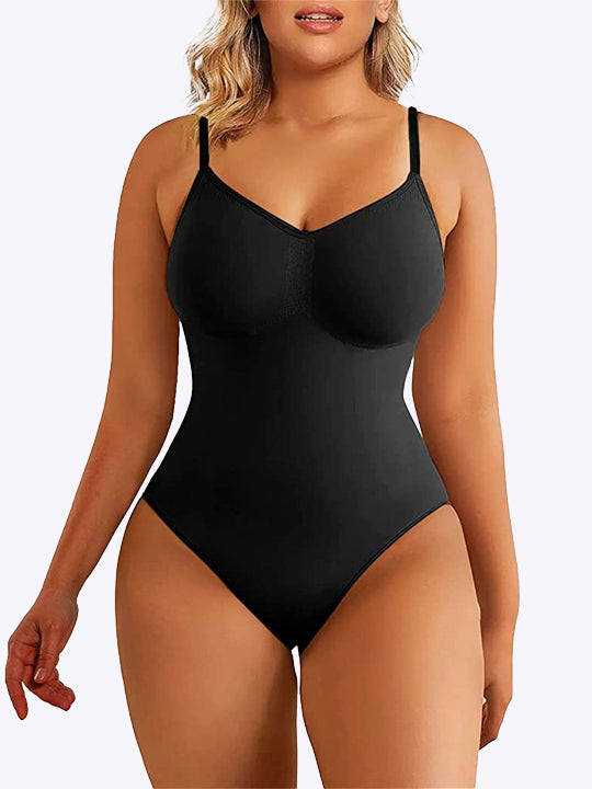Seamless Round Neck Brief Bodysuit Shapewear