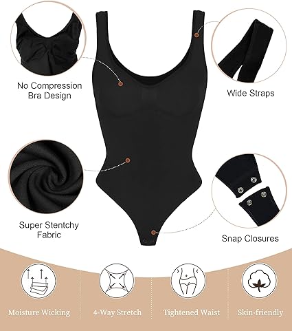 Wide Strap Bodysuit